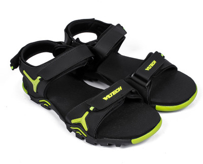 

WILTECH Men Black Green Sports Sandals