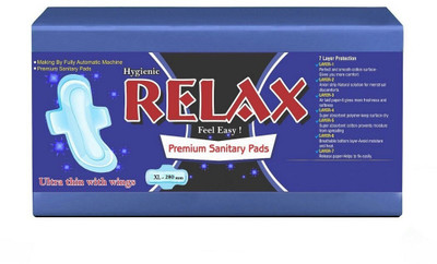

Relax Sanitary Pad Sanitary Pad(Pack of 40)
