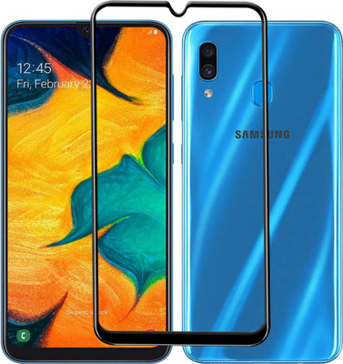 HUPSHY Edge To Edge Tempered Glass for Samsung Galaxy A30, Samsung Galaxy A30s, Samsung Galaxy A50, Samsung Galaxy A50s, Samsung Galaxy M30, Samsung Galaxy M30s, Samsung Galaxy A20(Pack of 1)