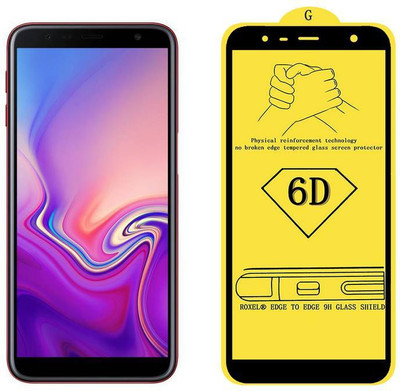Unirock Edge To Edge Tempered Glass for Samsung Galaxy J6 Plus (Red, 64 GB) (4 GB RAM)(Pack of 1)