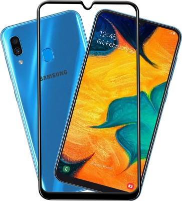 HUPSHY Edge To Edge Tempered Glass for Samsung Galaxy A30, Samsung Galaxy A30s, Samsung Galaxy A50, Samsung Galaxy A50s, Samsung Galaxy M30, Samsung Galaxy M30s, Samsung Galaxy A20(Pack of 1)