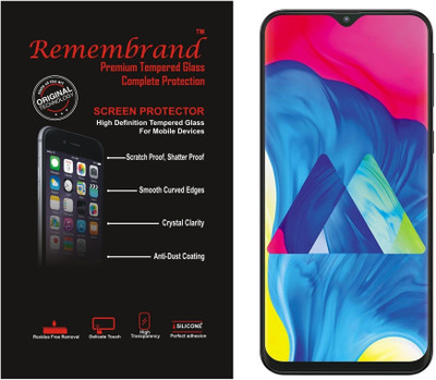 Remembrand Tempered Glass Guard for Samsung Galaxy M10(Pack of 1)