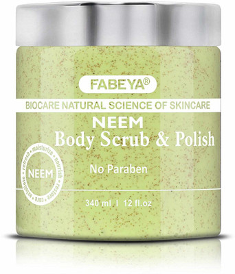 

FABEYA NATURAL NEEM BODY SCRUB AND POLISH Scrub(340 ml)