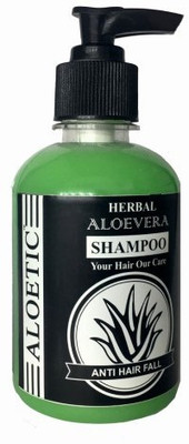 ALOETIC HERBAL ALOEVERA SHAMPOO -200 ML ( PACK OF 4 ) ( ANTI HAIR FALL )(200 ml)