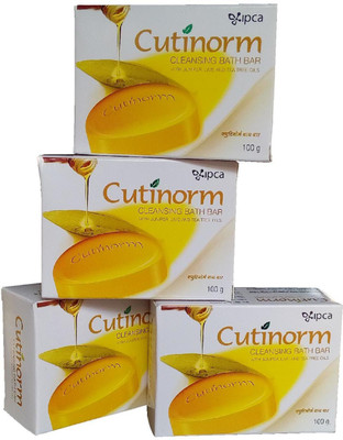 

IPCA Cutinorm CLEANSING BATH BAR (Pack of 4*100g)(400 g, Pack of 4)