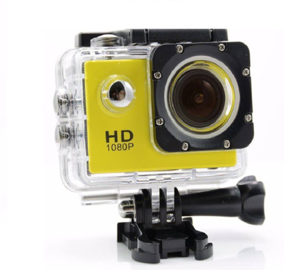 

MAXCO Ultra HD 1080P Easy to Carry Wireless Sports and Action Camera(Yellow, 12 MP)