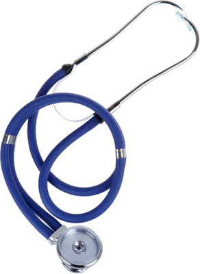

AVB New Original Blue Special Acoustic Sprague Rappaport Type Dual Double Tube Stethoscope Stainless Steel KT-102 for Doctor Professional Student High Quality Dual Latex Free Stethoscope(Blue)