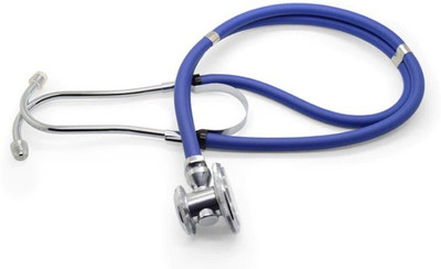 

AVB Certified Blue Special Acoustic Sprague Rappaport Type Dual Double Tube Stethoscope Stainless Steel KT-102 for Doctor Professional Student High Quality Dual Latex Free Stethoscope(Blue)