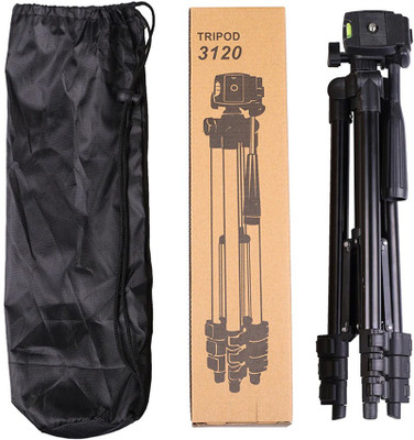 

BUY SURETY New Arrival Tripod Stand 360 Degree 3120 Portable Digital Camera DSLR Mobile Stand Holder Camcorder Tripod Stand Lightweight Aluminum Flexible Portable Three-way Head Compatible Tripod Mobile Holder Tripod(Black, Supports Up to 1500 g)