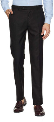 AD & AV Regular Fit Men Black Trousers