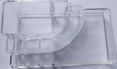 

Vihaa Acrylic Makeup Organizer | 10 Compartment Transparent Plastic Makeup Storage Rack | Make up, Cosmetics, Makeup Brushes, Jewlery, Skin care Vanity Box(Clear)