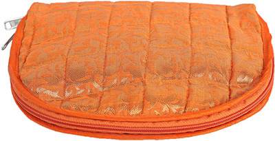 

Kuber Industries Cotton 1 Piece Jewellery Kit (Orange) -CTKTC5335 Embossed Floral Design Vanity Box(Orange)