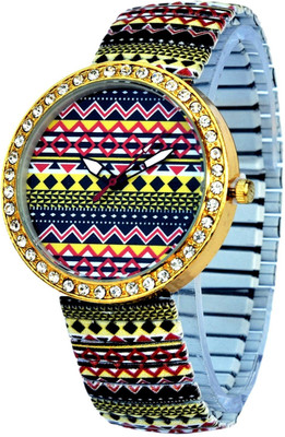 

Pappi Boss Zig-Zag Multicolor Bracelet Band Watch - For Women