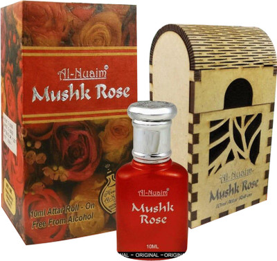 

Al Nuaim Mushk Rose Attar 10ml Free from Alcohol Floral Attar(Rose)