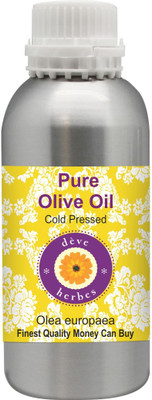 

Deve Herbes Pure Olive Oil (Olea europaea) 100% Natural Therapeutic Grade Cold Pressed(300 ml)