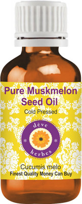 

Deve Herbes Pure Muskmelon Seed Oil (Cucumis melo) 100% Natural Therapeutic Grade Cold Pressed(30 ml)