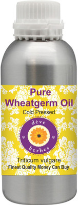 

Deve Herbes Pure Wheatgerm Oil (Triticum vulgare) 100% Natural Therapeutic Grade Cold Pressed(1250 ml)