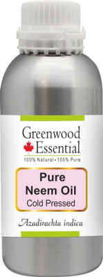 

Greenwood Essential Pure Neem Oil (Azadirachta indica) 100% Natural Therapeutic Grade Cold Pressed(630 ml)