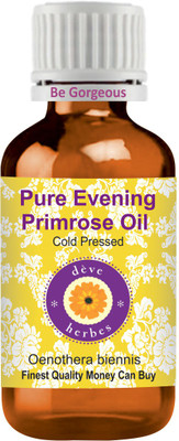 

Deve Herbes Pure Evening Primrose Oil (Oenothera biennis) 100% Natural Therapeutic Grade Cold Pressed(15 ml)