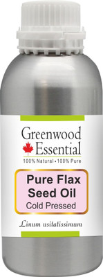 

Greenwood Essential Pure Flax Seed Oil (Linum usitatissimum) 100% Natural Therapeutic Grade Cold Pressed(1250 ml)