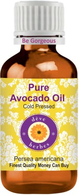 

Deve Herbes Pure Avocado Oil (Persea americana) 100% Natural Therapeutic Grade Cold Pressed(30 ml)