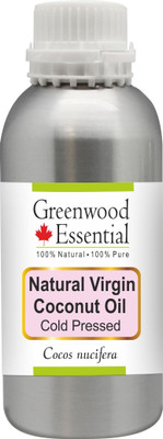 

Greenwood Essential Natural Virgin Coconut Oil (Cocos nucifera) 100% Pure Natural Therapeutic Grade Cold Pressed(630 ml)