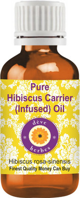 

Deve Herbes Pure Hibiscus Oil (Hibiscus rosa-sinensis) 100% Natural Therapeutic Grade Infused Oil(50 ml)