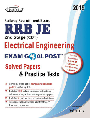 Rrb Je 2nd Stage (CBT) Electrical Engineering Exam Goalpost Solved Papers & Practice Test, 2019  - Solved Papers and Practice Tests 2019 1 Edition(English, Paperback, unknown)