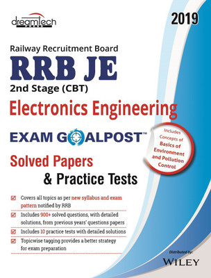 Rrb Je 2nd Stage (CBT) Electronics Engineering Exam Goalpost Solved Papers & Practice Tests  - Solved Papers and Practice Tests 2019 1 Edition(English, Paperback, unknown)