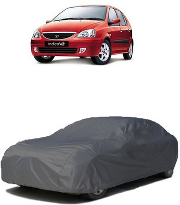 QualityBeast Car Cover For Tata Indica V2 (Without Mirror Pockets)(Grey)