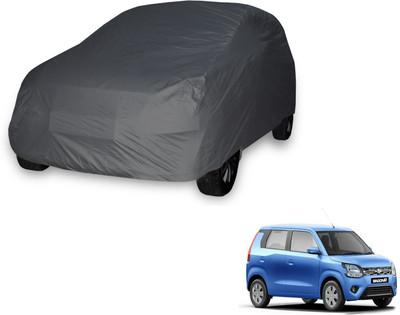 Auto Hub Car Cover For Maruti Suzuki WagonR (Without Mirror Pockets)(Grey, For 2018 Models)