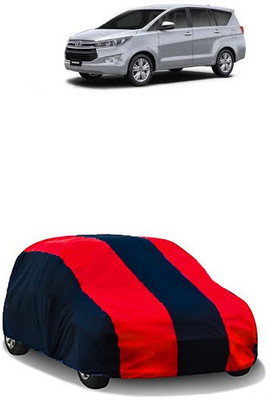 QualityBeast Car Cover For Toyota Innova (Without Mirror Pockets)(Red, Black)