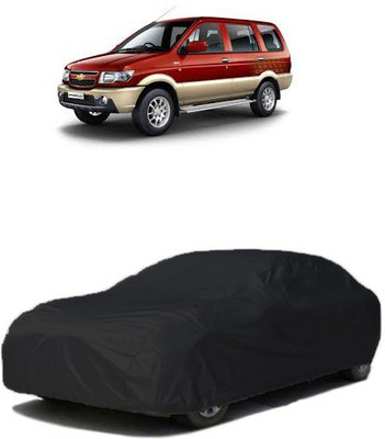 QualityBeast Car Cover For Chevrolet Tavera (Without Mirror Pockets)(Black)