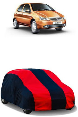QualityBeast Car Cover For Tata Indica (Without Mirror Pockets)(Red, Black)