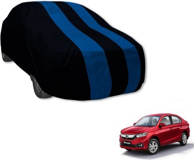Auto Hub Car Cover For Honda Amaze (Without Mirror Pockets)(Black, Blue, For 2018 Models)