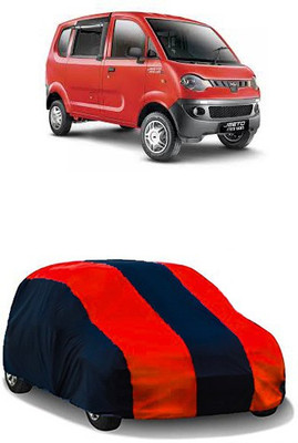 QualityBeast Car Cover For Mahindra Jeeto (Without Mirror Pockets)(Maroon, Black)