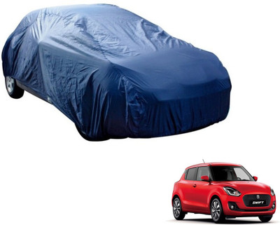 Auto Hub Car Cover For Maruti Suzuki Swift (Without Mirror Pockets)(Blue, For 2018 Models)
