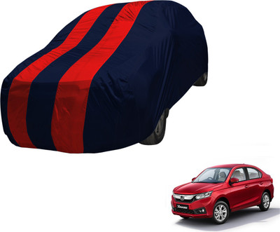 MOCKHE Car Cover For Honda Amaze (Without Mirror Pockets)(Blue, Red, For 2018 Models)