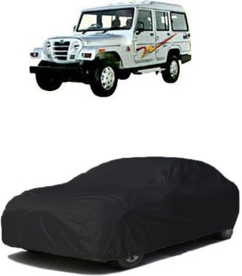 QualityBeast Car Cover For Mahindra Marshal (Without Mirror Pockets)(Black)