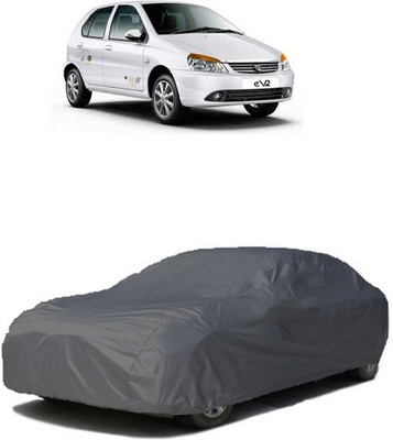 QualityBeast Car Cover For Tata Indica eV2 (Without Mirror Pockets)(Grey)