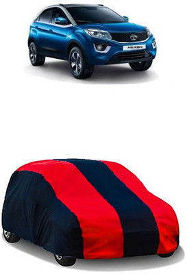 QualityBeast Car Cover For Tata Nexon (Without Mirror Pockets)(Red, Black)