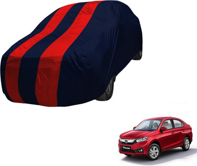 Auto Hub Car Cover For Honda Amaze (Without Mirror Pockets)(Black, Red, For 2018 Models)