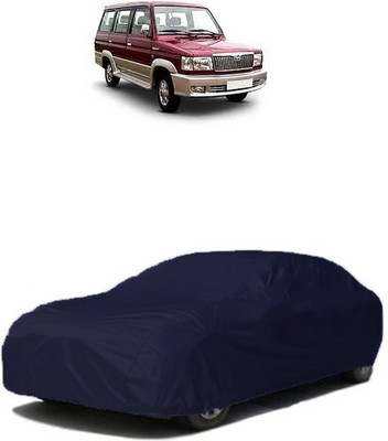QualityBeast Car Cover For Toyota Qualis (Without Mirror Pockets)(Blue)