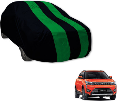 MOCKHE Car Cover For Mahindra Universal For Car (Without Mirror Pockets)(Black, Green, For 2018 Models)