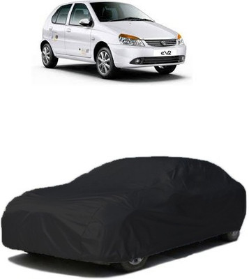 QualityBeast Car Cover For Tata Indica eV2 (Without Mirror Pockets)(Black)