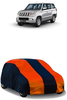 QualityBeast Car Cover For Mahindra TUV300 (Without Mirror Pockets)(Maroon, Blue)