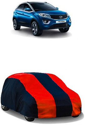 QualityBeast Car Cover For Tata Nexon (Without Mirror Pockets)(Maroon, Black)