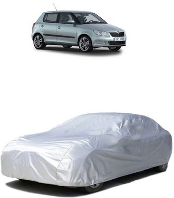 QualityBeast Car Cover For Skoda Fabia (Without Mirror Pockets)(Silver)