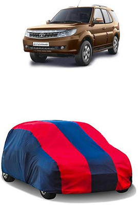 QualityBeast Car Cover For Tata Safari Storme (Without Mirror Pockets)(Red, Blue)