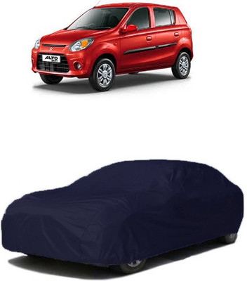 QualityBeast Car Cover For Maruti Suzuki Alto 800 (Without Mirror Pockets)(Blue)